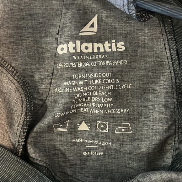 Men’s black Atlantis Weathergear shorts. NWOT - Picture 3 of 4